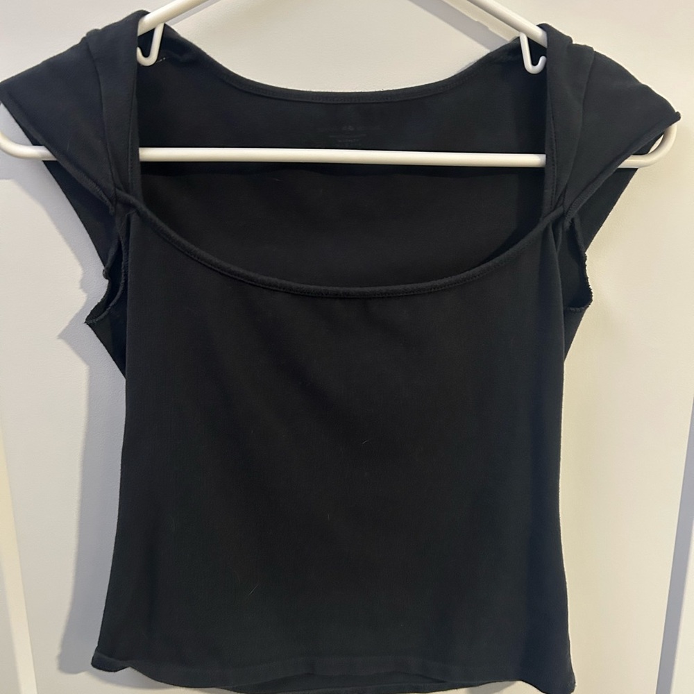 Brandy Melville Black Crop Top